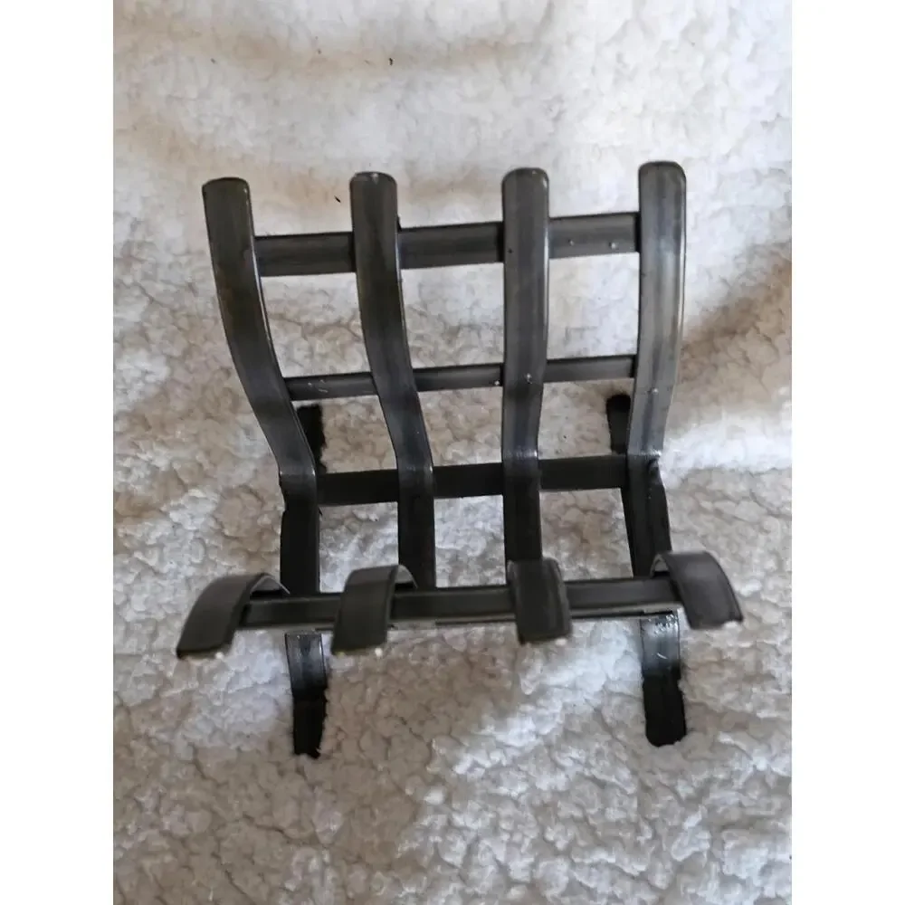 Metal Mini Book Rack Holder India Super Cute Tall 5" Width 5.25" Gray Decor - Picture 5 of 9